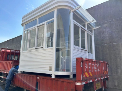 四角圓弧崗亭發貨