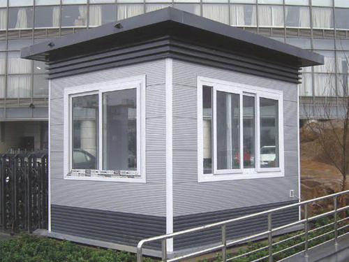 金屬雕花板崗亭JW-JS005